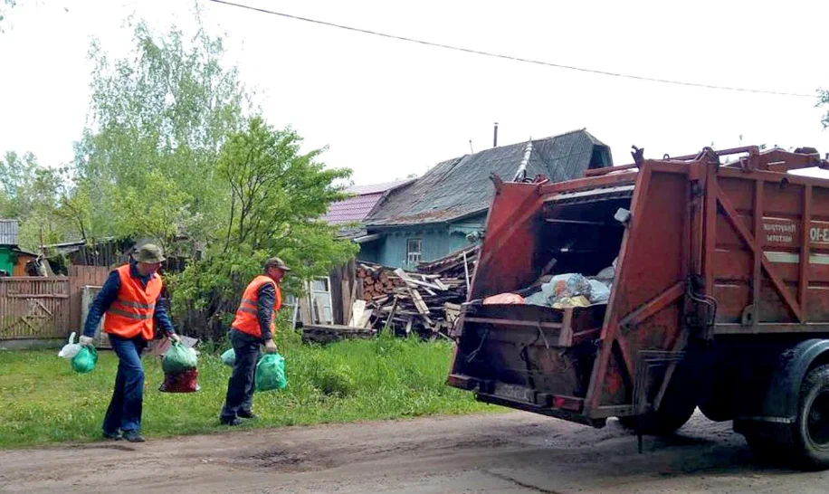 Вывоз мусора из частного дома в Слободской в октябре