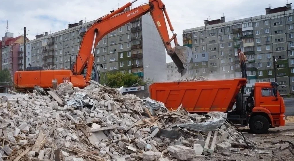Профессиональный вывоз строительного мусора в Слободской в октябре